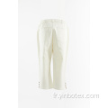 Pantalon court en coton